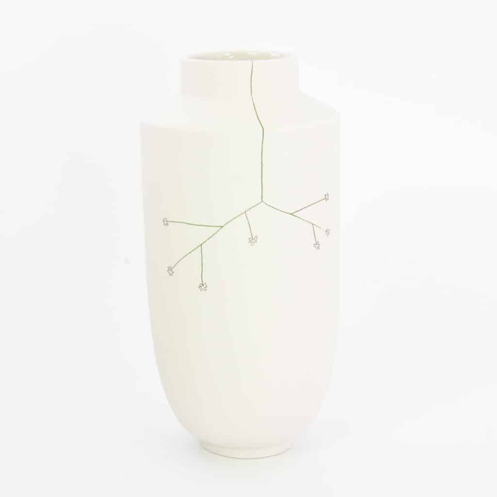 Vase Field flower White 01 Studio Harm en Elke