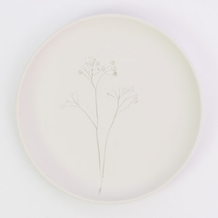 Plant stamp plate L | White