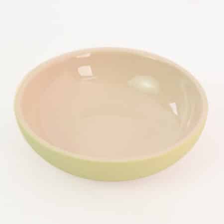 Soap bowl | Round | Nude (yellow outside)