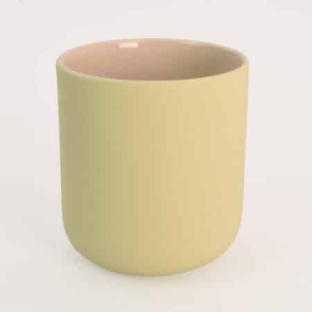 Soap cup | Yellow (nude inside)