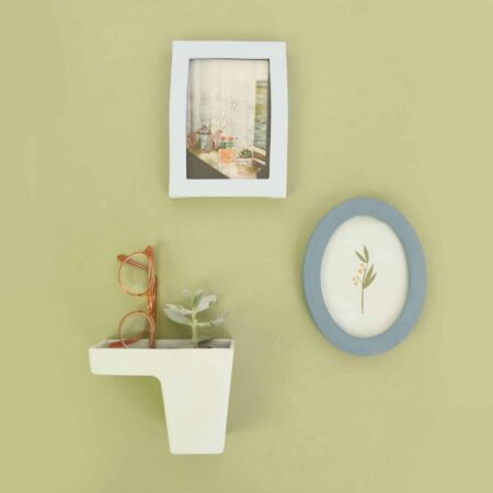 Alternative view of Ceramic photo frame - Rectangle - Light blue