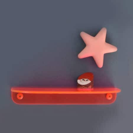 Alternative view of Little star | Coral red