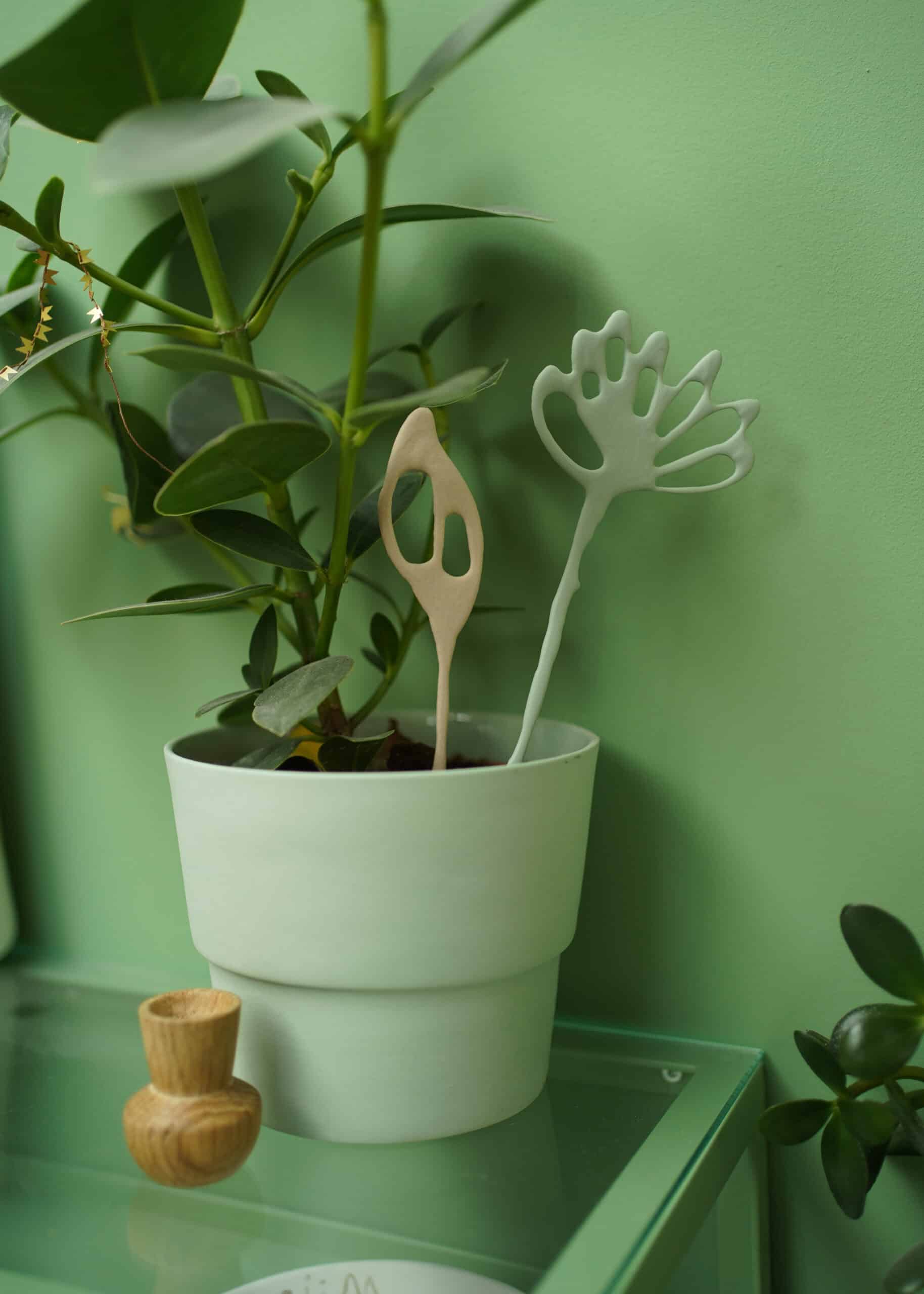 Porcelain flowers | Green/Mint/Sand - Image 6