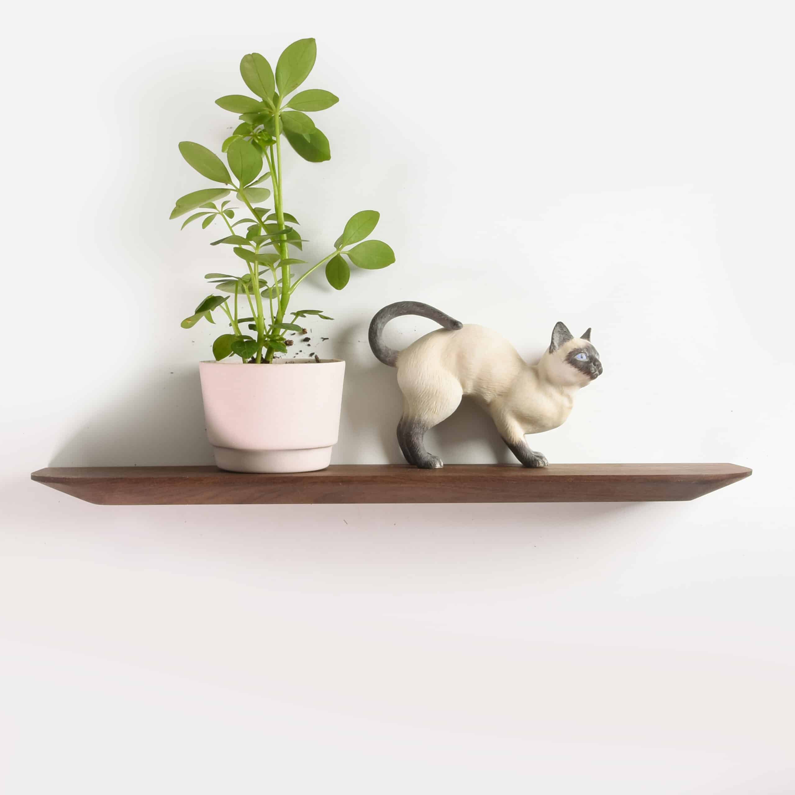 Wall shelf | Walnut | 45 cm