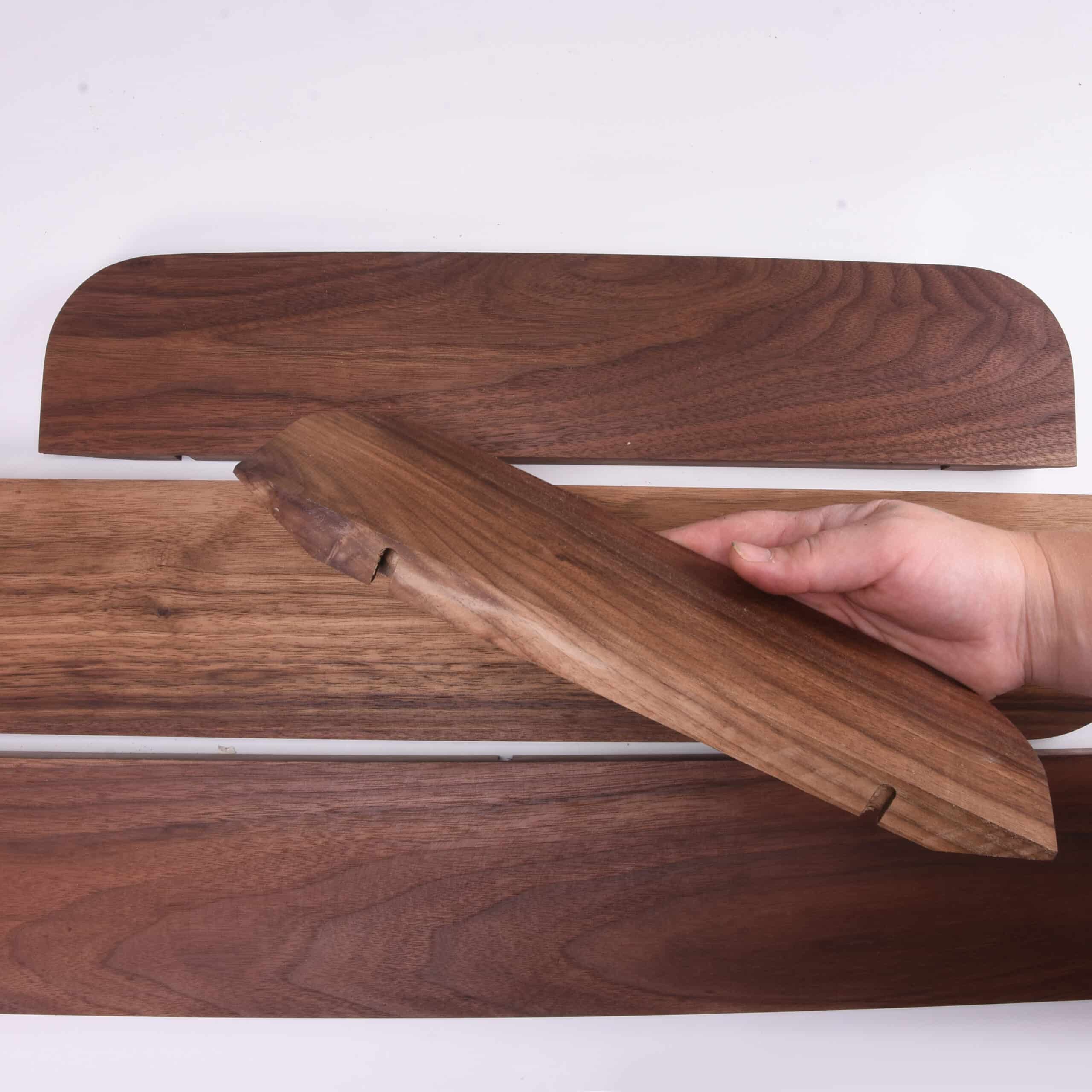 Wall shelf | Walnut | 45 cm - Image 5