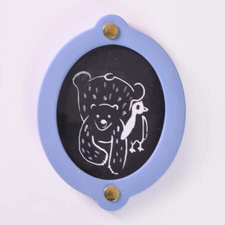 Alternative view of Christmas present photo frame oval | Cobalt