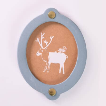 Alternative view of Christmas present photo frame oval | Ocean