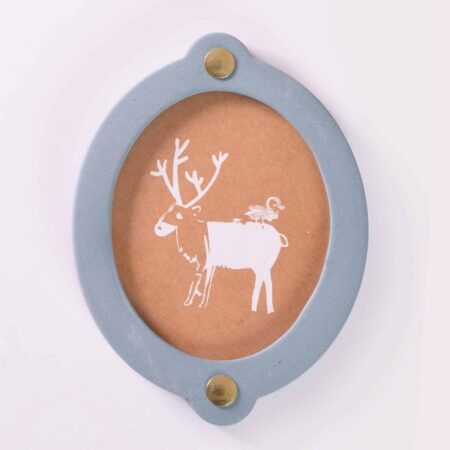 Alternative view of Christmas present photo frame oval | Ocean