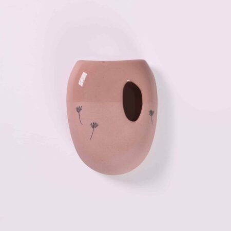Alternative view of Recycle wall vase | Old pink/brown | L